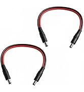 1FT 5.5mm x 2.1mm 14AWG Male to Male Connector Cable DC Power Extension Cord 5521 Connector for S...