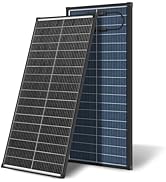 100W Bifacial Solar Panel,N-Type 18V 100 Watt Solar Panel 16BB 25% High-Efficiency A+ Monocrystal...