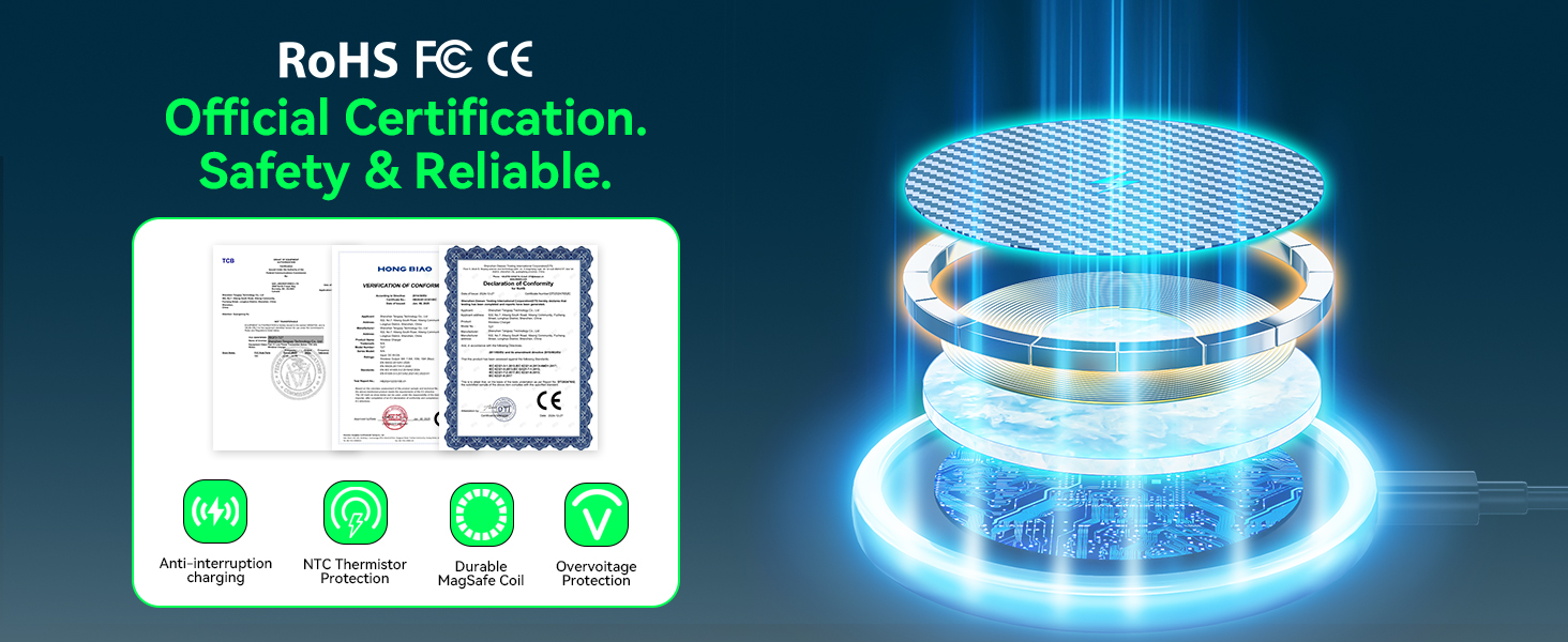 Official Certification. Safety &amp;amp; Reliable.