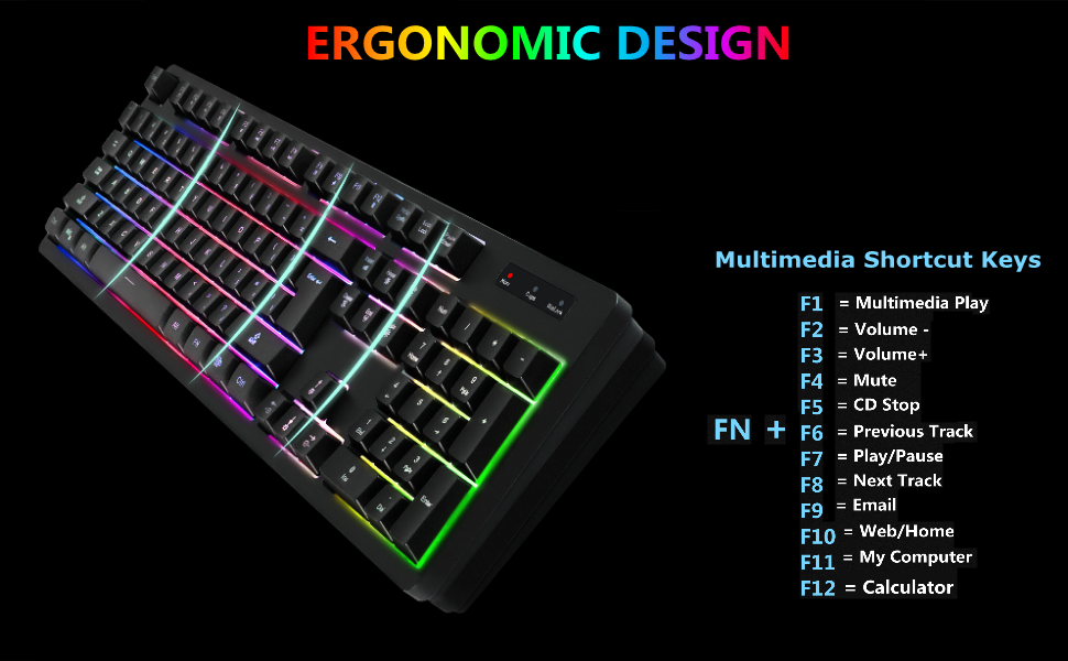 wireless rgb gaming keyboard and mouse