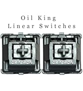 YIYANGKEYS Gateron Oil King Switches for Mechanical Keyboard Linear Switches for MX Gaming Keyboa...