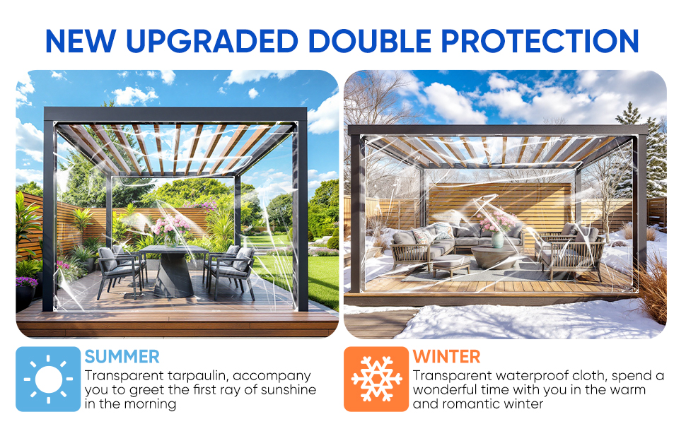 Clear Tarps Heavy Duty Waterproof