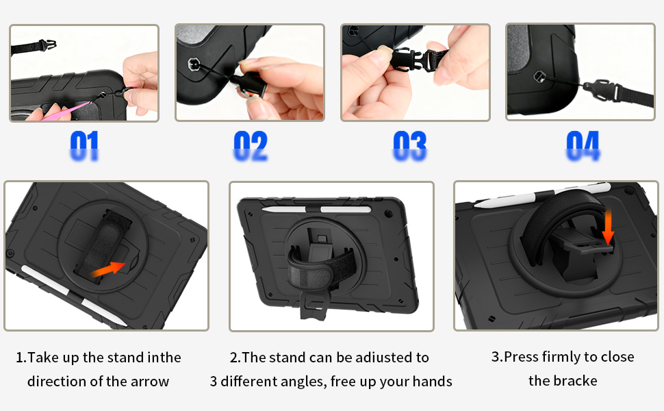 PZJI Case for iPad 9th/8th/7th Generation 10.2 inch
