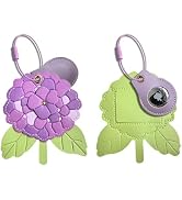 ZOUITY PU Leather Luggage Tag with Airtag Holder Case Set and Name ID Label | Hidden Compartment ...