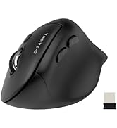 SANWA Multi Device Ergonomic Vertical Mouse, Silent Click, 5 Programmable Buttons, 2 Bluetooth 5....