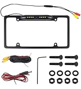 License Plate Backup Camera,170° Wide Angle License Plate Camera with LED HD Night Vision Design,...