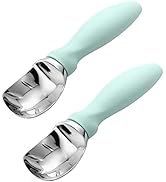 Spring Chef Heavy Duty Ice Cream Scoop with Comfortable Handle, Premium Ice Cream Scooper for Coo...