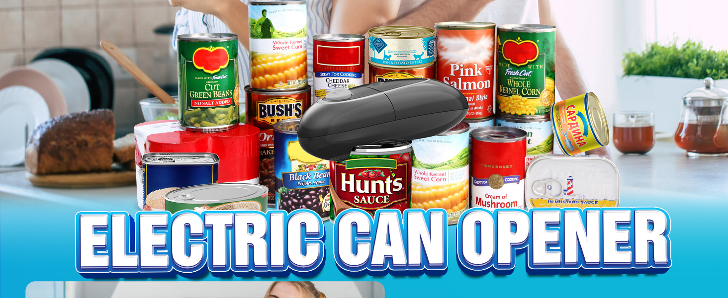 auto can opener, under cabinet can opener electric, handheld electric can opener