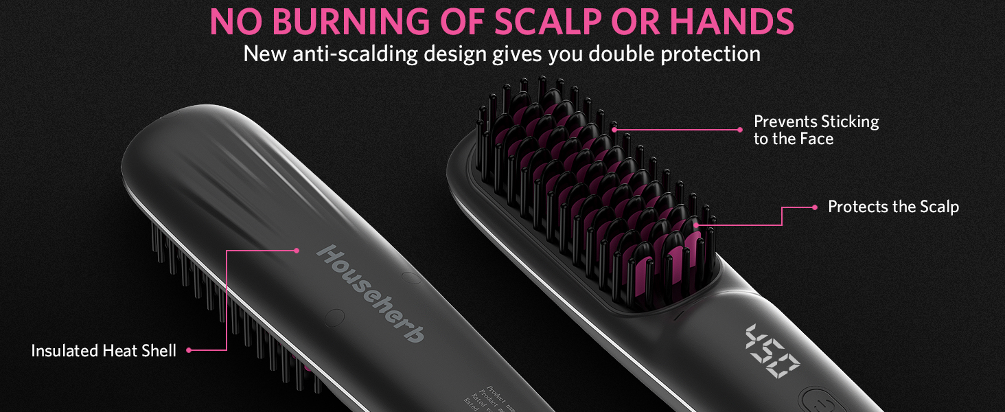 NO BURNING OF SCALP OR HANDS