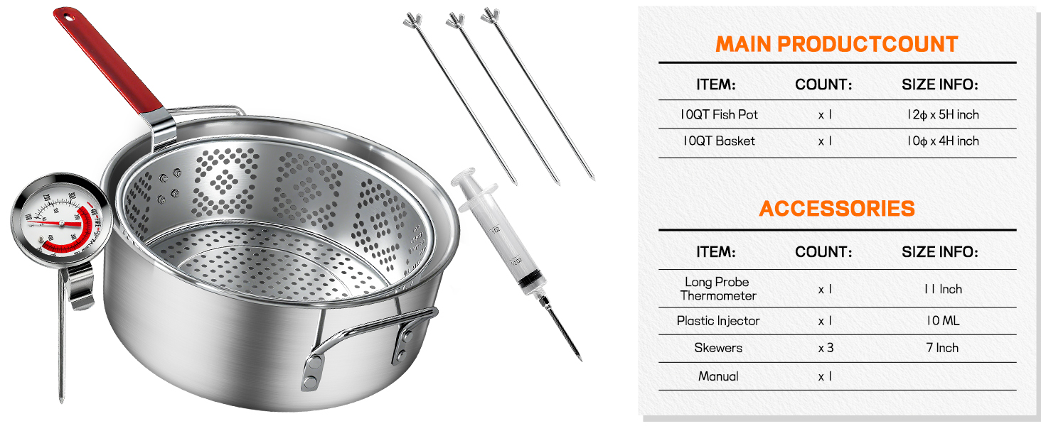 10QT Outdoor Fish Fryer Kit