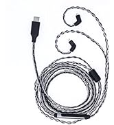 Herdslive IEM Earphone Earbuds Cable, Type-C Plug Upgraded Headsets Replacement Cable with Mic, 2...