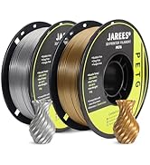 JAREES PETG Filament 1.75mm Bundle for 3D Printer, Total 2KG Metal-Like Consumable 1kg (2.2lbs) 1...