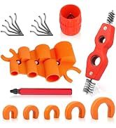 19 Pcs Depth Gauge and Pipe Deburring Tool Pipe Removal Tools Set Deburring Device with 10 Replac...