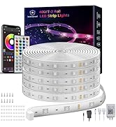 Ledagic Outdoor Led Strip Lights Waterproof 400ft, Ip68 Outside Led Light Strip Waterproof with R...