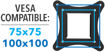 Mount-It! MI-2829 Small TV Monitor Wall Mount