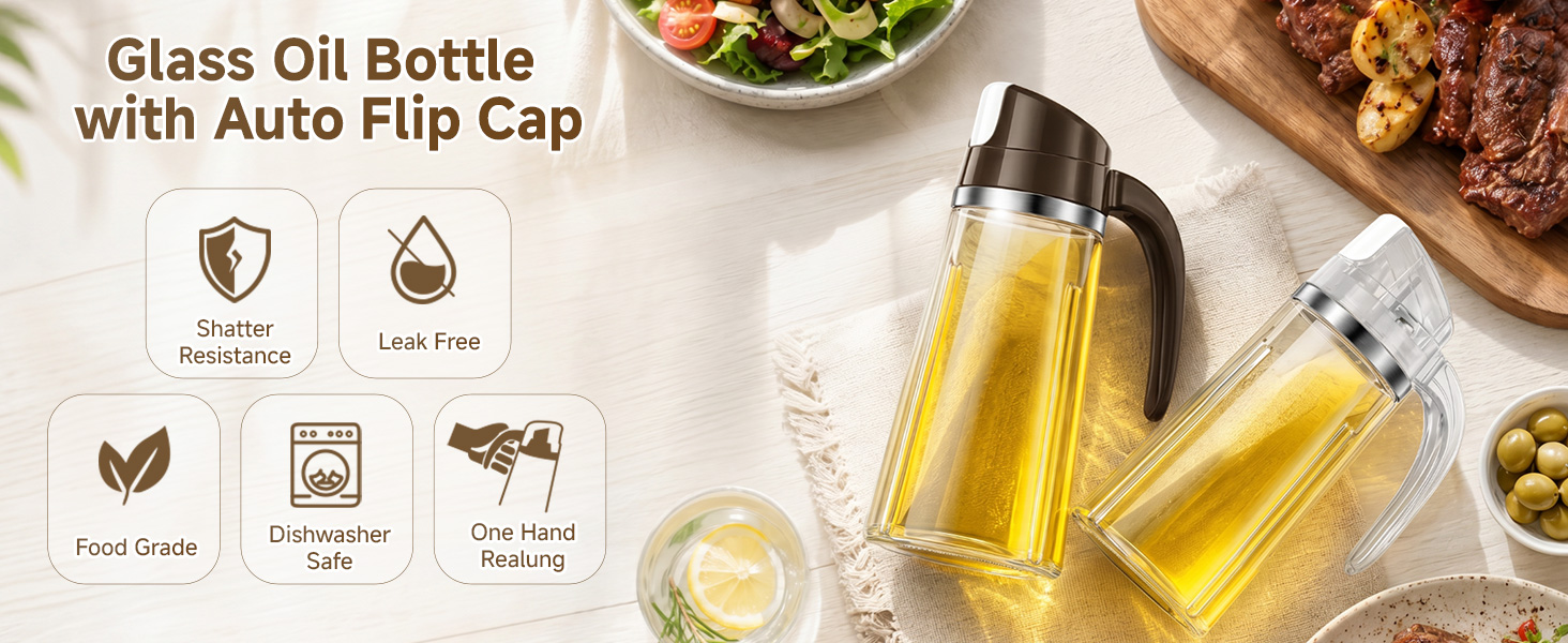 oil bottles for kitchen