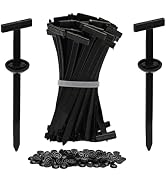 JinnEterri 150 Pcs Nylon Universal Cable Tie Buckle - Heavy Duty Self-Locking Zip Ties Holder wit...