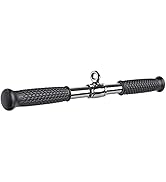 SELEWARE Cable Machine Attachments for Gym, D Handle/Rotating Straight Bar with Non-Slip Rubber H...