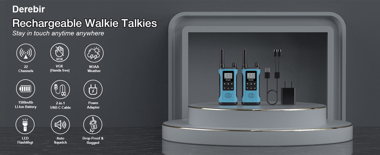 walkie talkies