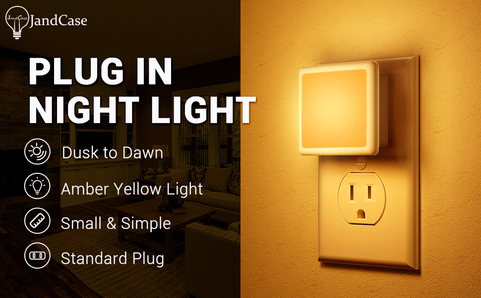 Amber Yellow Plug in night light