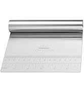 Last Confection Stainless Steel Bench Scraper/Pastry Dough Cutter Chopper for Bread, Pizza, Pasta...