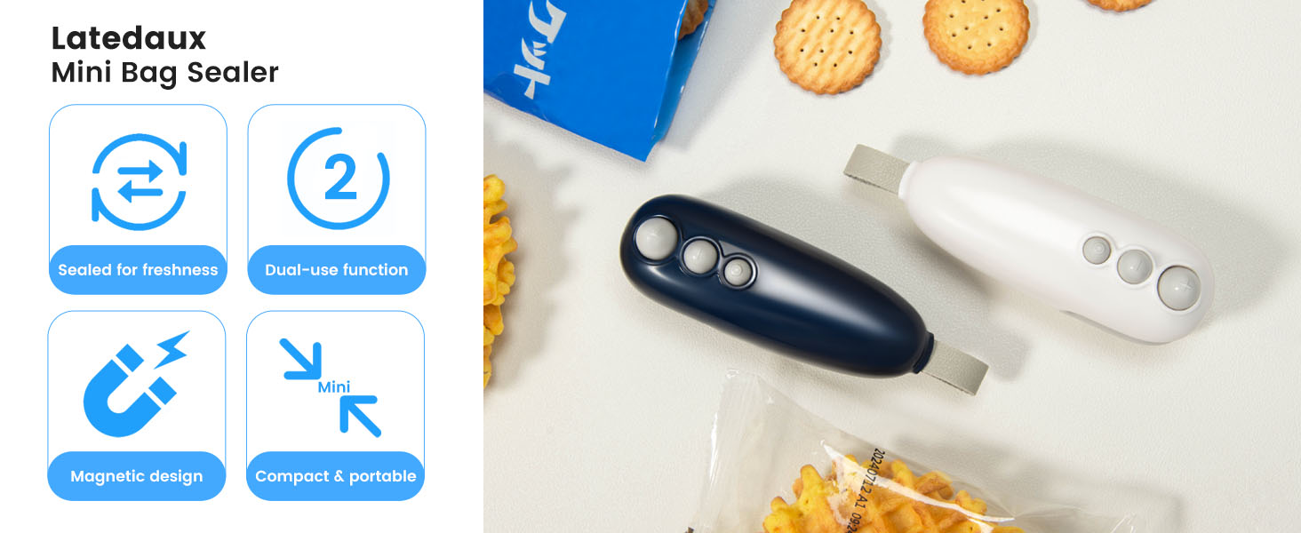 2 in 1 Type-C Rechargeable Heat Sealer and Cutter