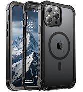 jaroco for iPhone 13 Pro case, with [Compatible with MagSafe][Military Grade Drop Protection][Hea...