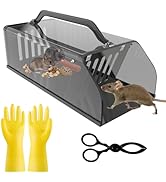 2026 Upgraded Humane Rat Trap, Live Animal Trap for Indoor &amp; Outdoor Use, Reusable Automatic Cont...