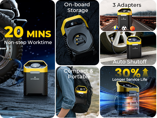  Cordless Portable Tire inflator