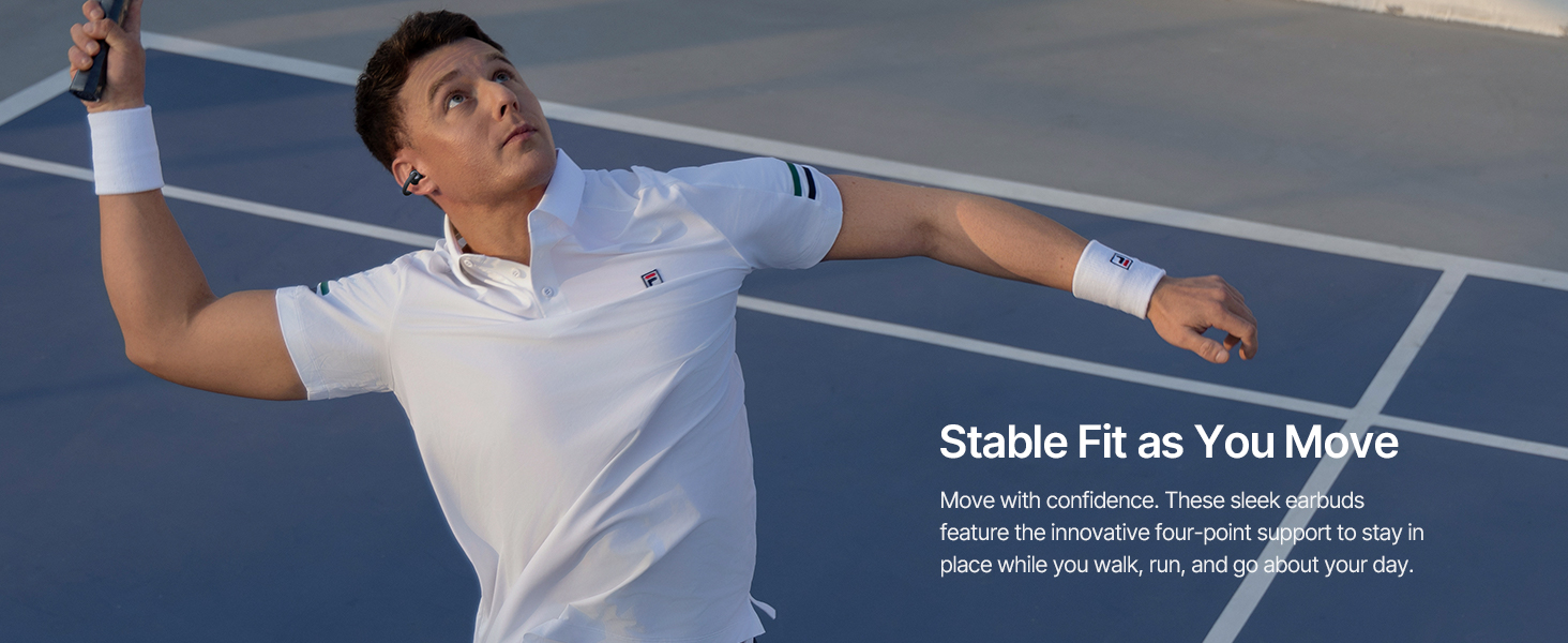 Stable Fit Open Ear Earbuds