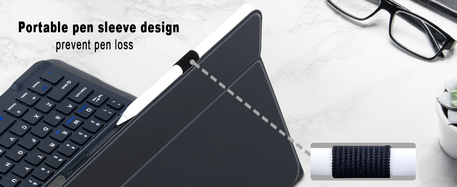 Google Pixel 11 Tablet Keyboard Case Black - 5