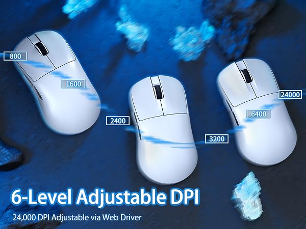 6-Level Adjustable DPI