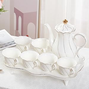 beautiful tea tray
