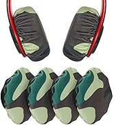 PChero 2 Pairs Fabric Earpad Covers/Headphone Covers/Stretchable and Washable Earcup Protectors C...
