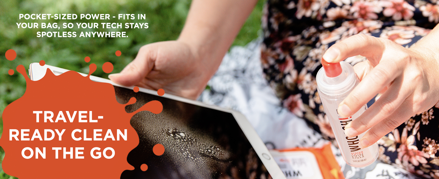 cell mac laptop eyeglass screen monitor keyboard glass cleaner spray case size device play