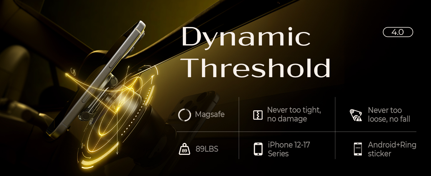 magnetic suction phone holder