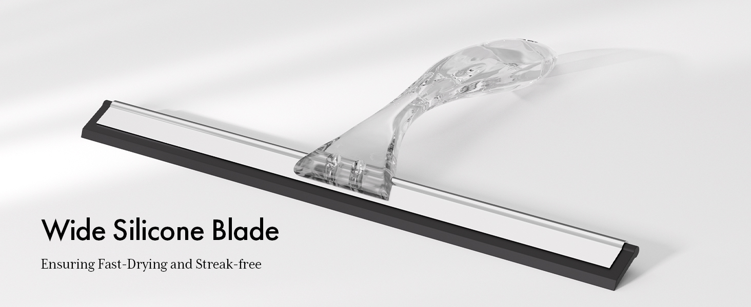 squeegee for shower glass