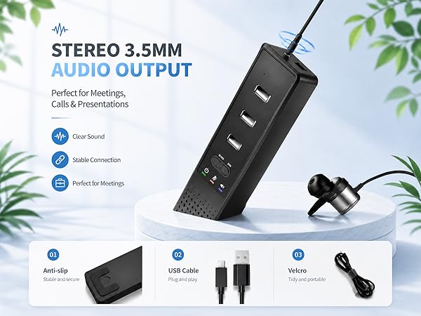 computer speaker with mic