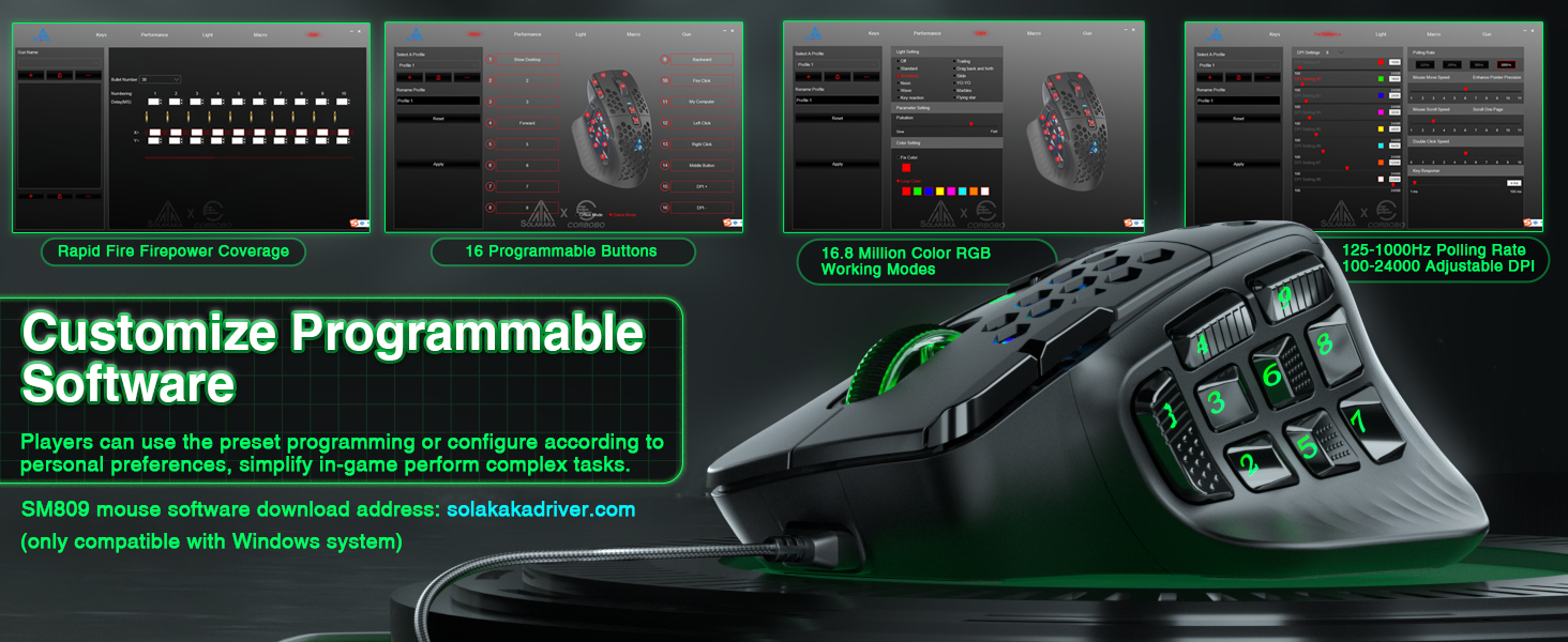 SM809 gaming mouse,gaming mouse, MMO mouse,wired mouse,wired gaming mouse