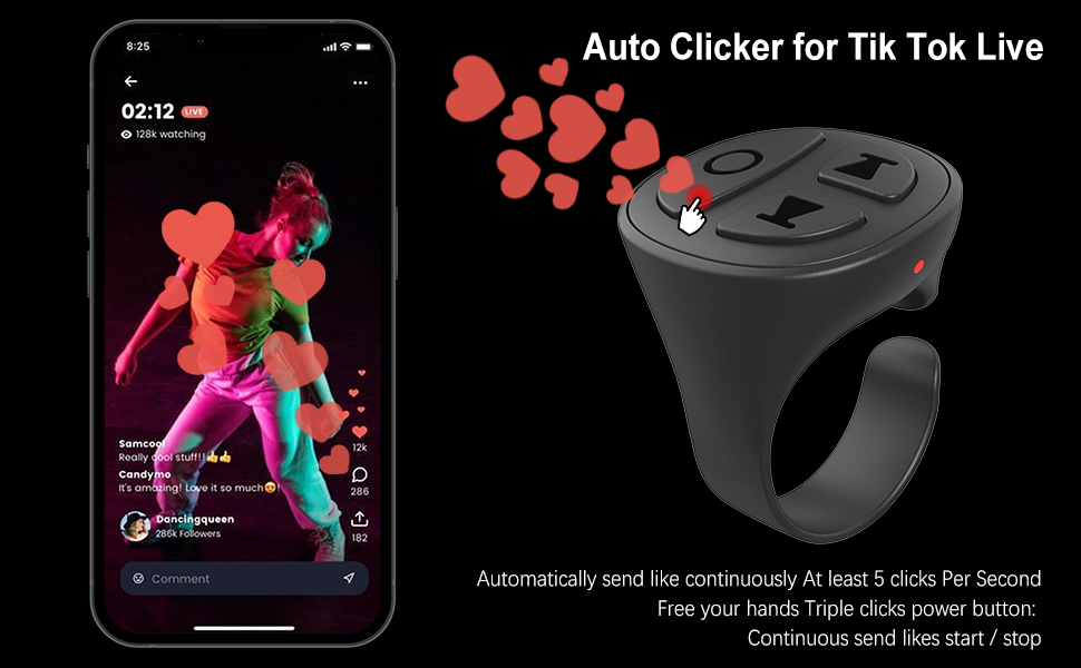 auto clicker for iPhone tiktok live