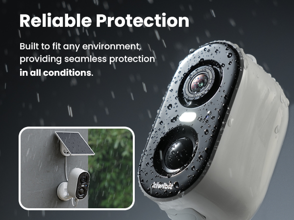 Smart battery cam 1 with solar panel