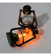 1Pc Miniature Lamps for Dollhouse,Doll House Miniature Retro Oil Lantern Dollhouse Accessories Sc...