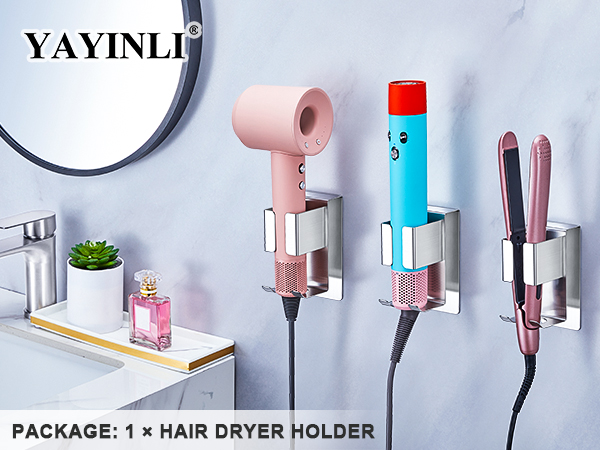 Hair Dryer Holder Wall Mount