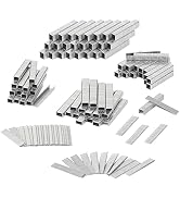 SHALL Heavy Duty T50 Staples and 18GA Brad Nails Combo Kit, 8000-Count, Four Sizes of T50 Staples...
