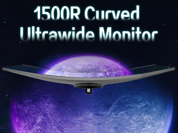 1500R curved ultrawide monitor