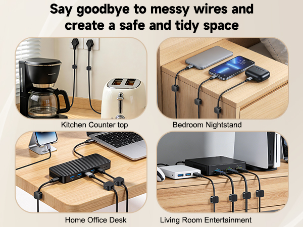 phone cord holder for nightstand