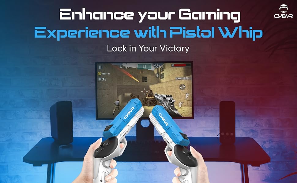 meta quest 3 pistol grips for the quest 3s