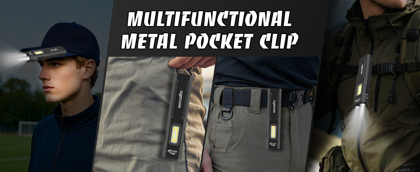 rechargeable edc flashlight