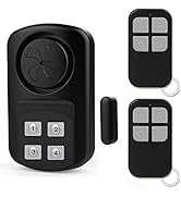 Wireless Waterproof Pool Gate Door Alarm with Remote Control Outdoor Door Sensor Alarm for Pool, ...