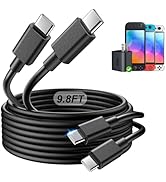 2 Pack (9.8FT) Switch 2 Charging Cable, Extra Long Power Cord for Nintendo Switch 2 Official Adap...